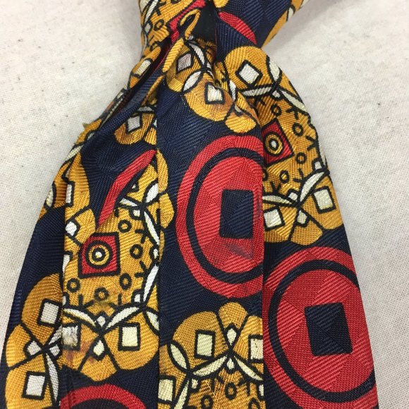 Vintage Snapper Clip On Tie JCPenny 60s Bold - Picture 3 of 5